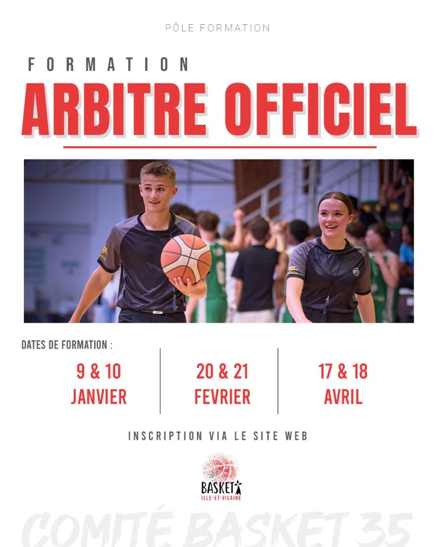 CD 35 - 2ème week-end de Formation Arbitre Officiel